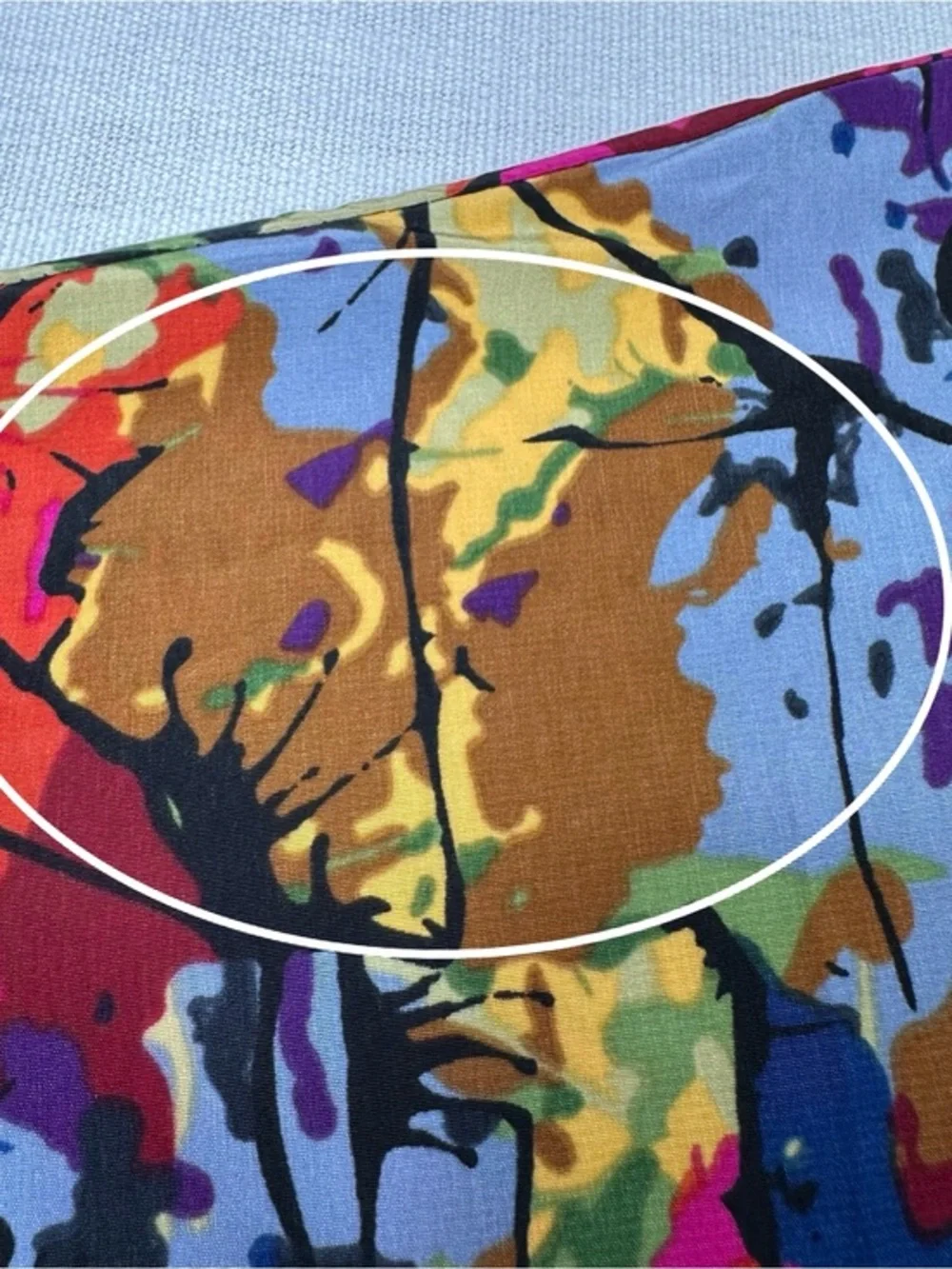 LuLaRoe Lindsay Kimono Cardigan Cover Up M Abstract Pink Purple Vibrant Colorful